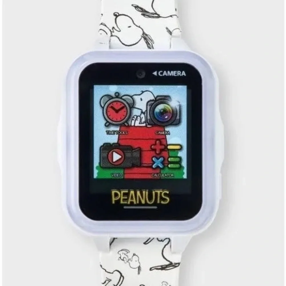 Peanuts Smartwatch for Kids - White and Black